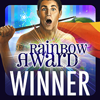 Rainbow Book Award Winner -- Man with Rainbow Flag